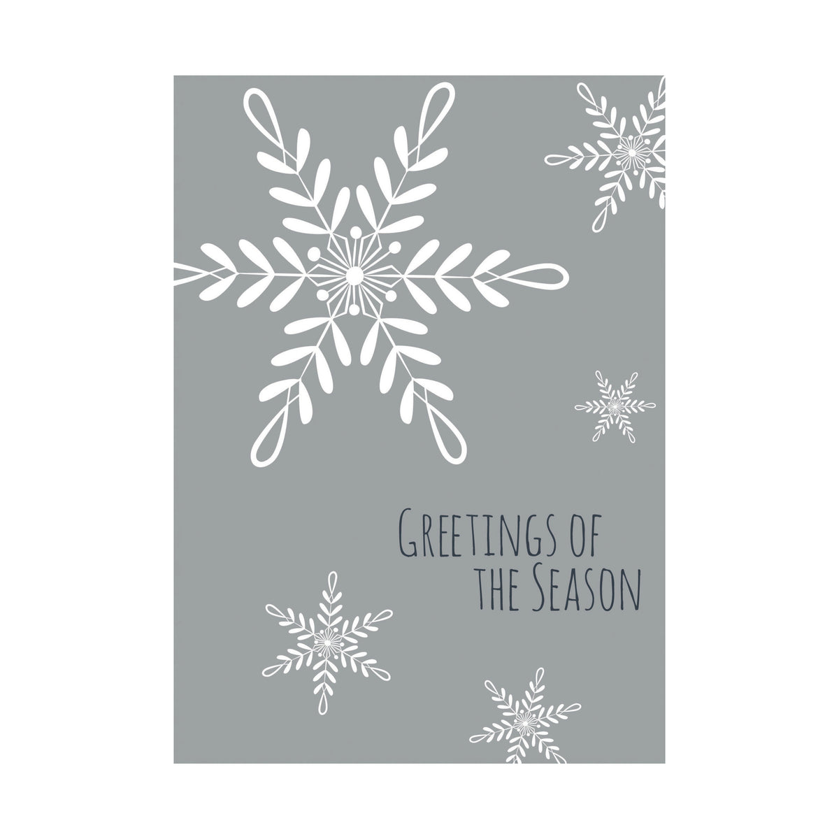 Pewter Greetings 80lb 5 x 7 Foldover Card Set