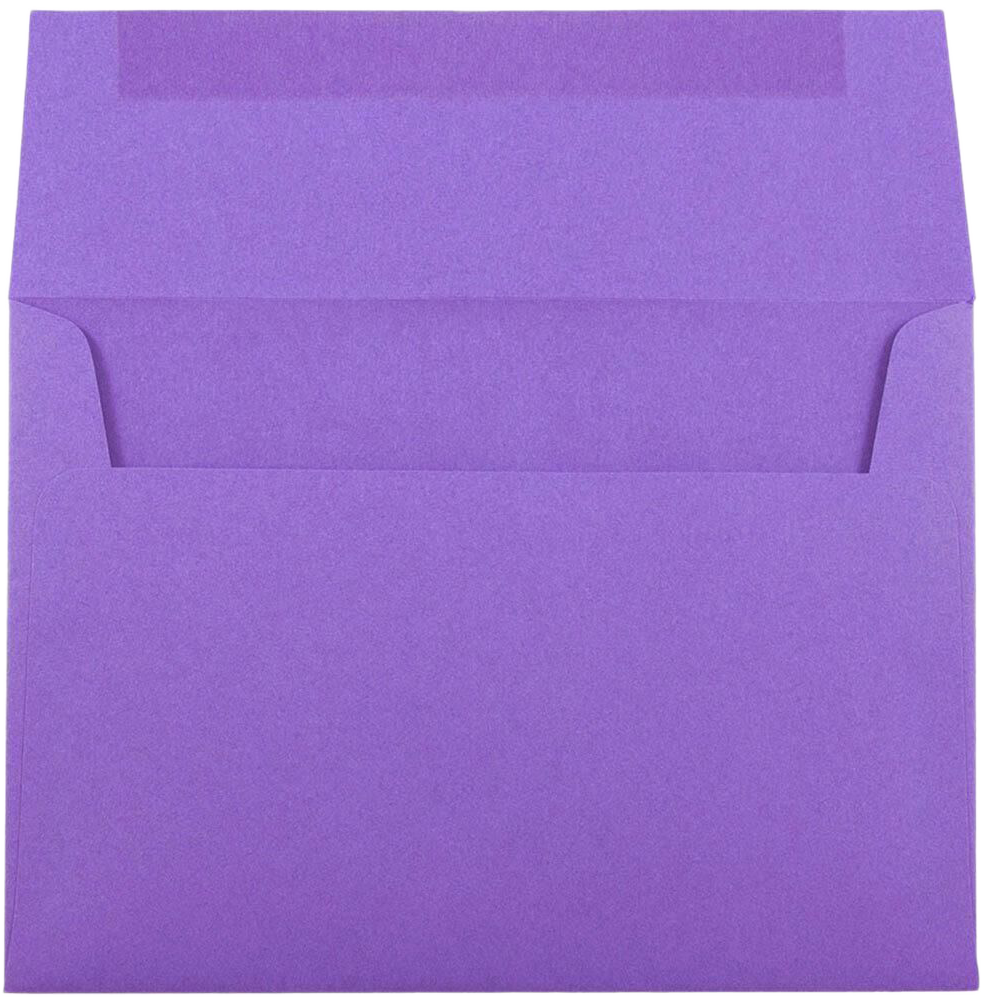 Violet Purple 28lb A7 Invitation Envelopes (5 1/4 x 7 1/4)