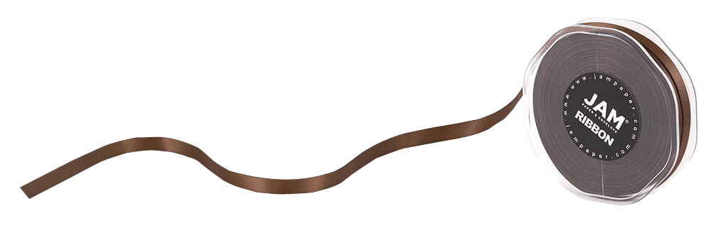 Chocolate Brown Satin 3/8 Inch x 25 Yards Ribbon