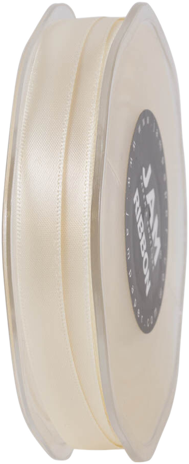 Ivory Satin 3/8 Inch x 25 Yards Ribbon