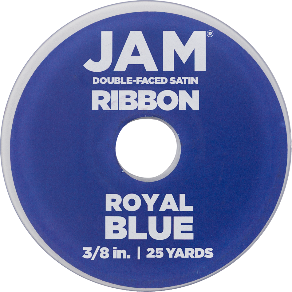 Royal Blue Satin 3/8 Inch x 25 Yards Ribbon