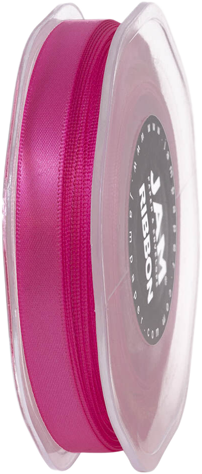 Hot Pink Satin 3/8 Inch x 25 Yards Ribbon