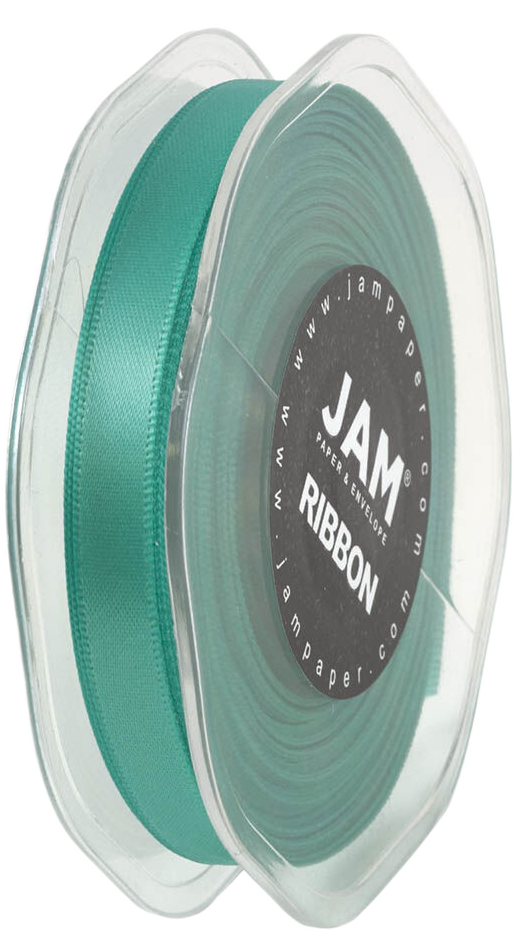 Teal Blue Satin 3/8 Inch x 25 Yards Ribbon