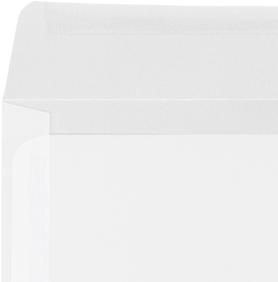 Clear Translucent 30lb 6 x 9 Booklet Envelopes