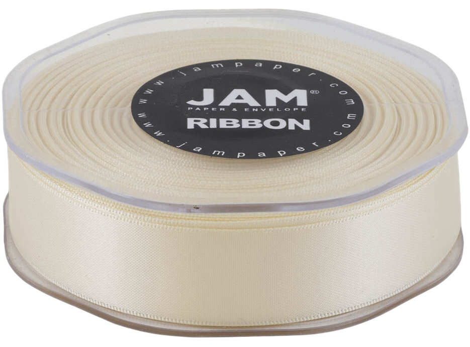 Ivory Satin 7/8 Inch x 25 Yards Ribbon