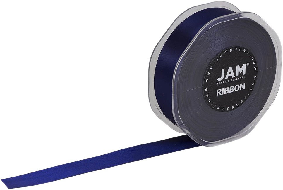 Navy Blue Satin 7/8 Inch x 25 Yards Ribbon