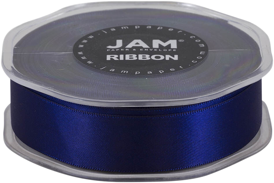 Navy Blue Satin 7/8 Inch x 25 Yards Ribbon