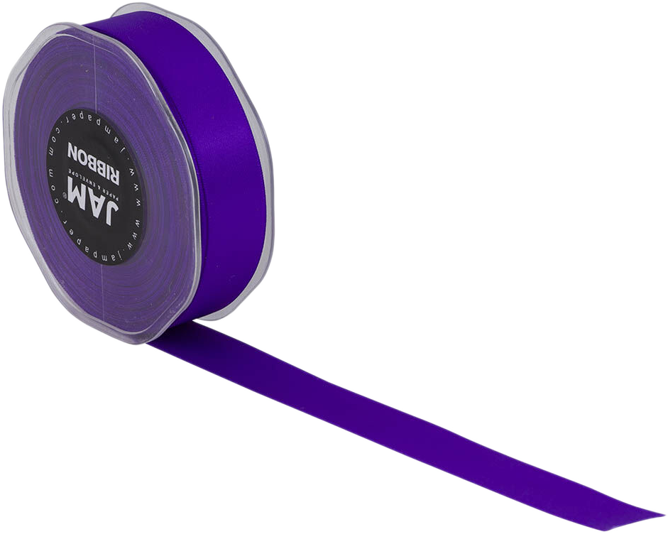 Purple Satin 7/8 Inch x 25 Yards Ribbon