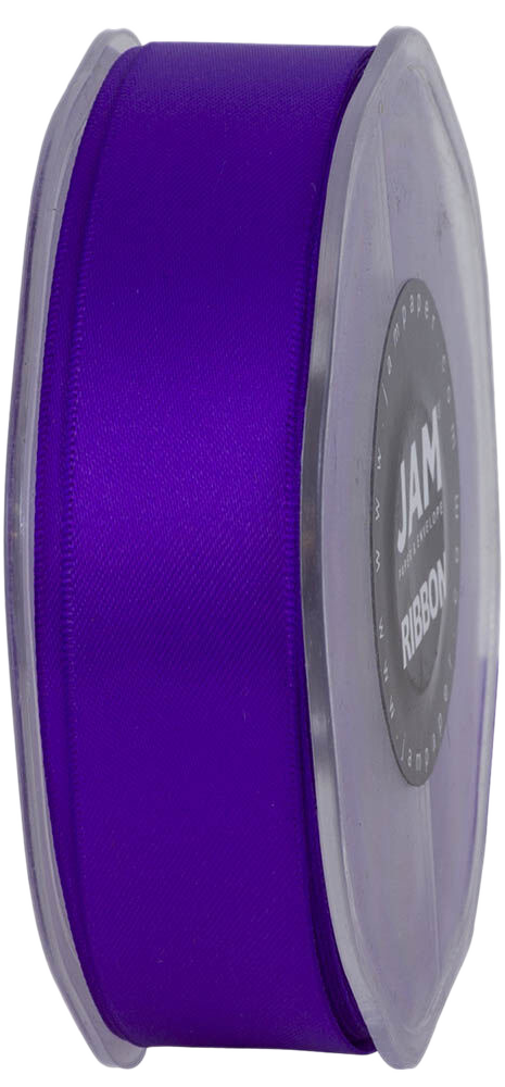Purple Satin 7/8 Inch x 25 Yards Ribbon
