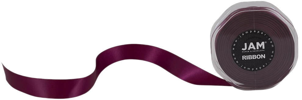 Burgundy Satin 7/8 Inch x 25 Yards Ribbon