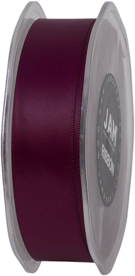 Burgundy Satin 7/8 Inch x 25 Yards Ribbon