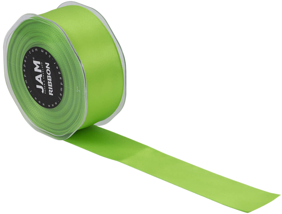 Lime Green 1 1/2 Inch x 25 Yards Satin Double Face Ribbon