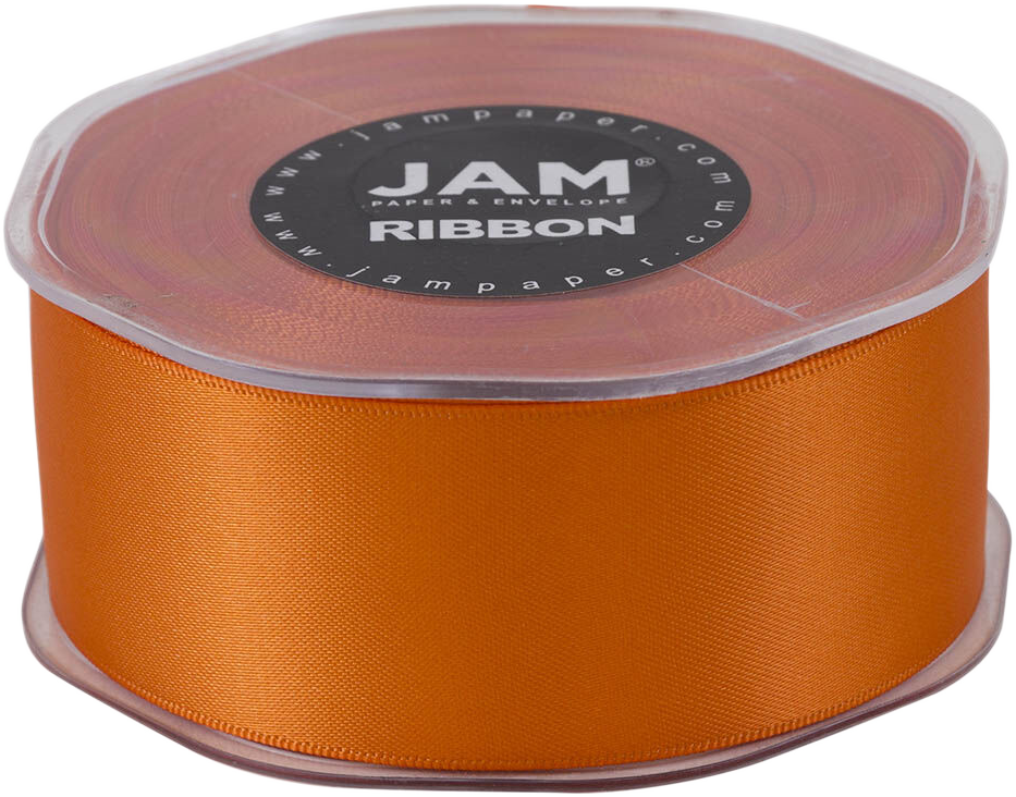 Orange Satin 1 1/2 Inch x 25 Yards Ribbon