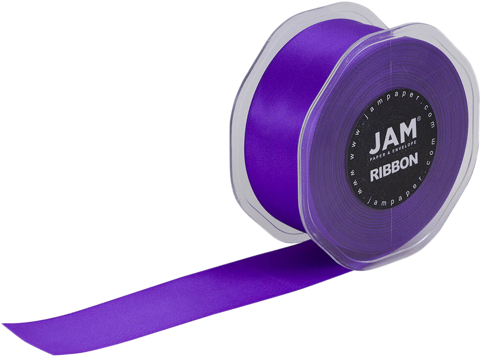 Purple Satin 1 1/2 Inch x 25 Yards Ribbon