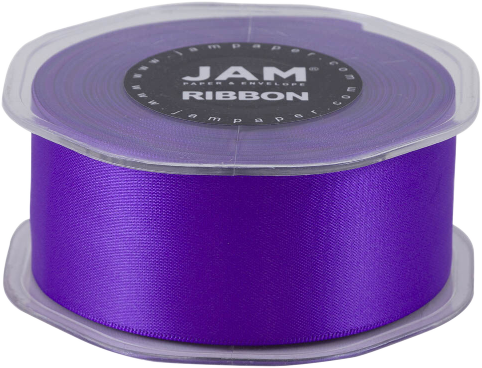 Purple Satin 1 1/2 Inch x 25 Yards Ribbon