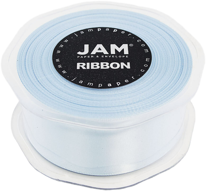 Baby Blue Satin 1 1/2 Inch x 25 Yards Ribbon