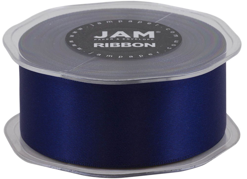 Navy Blue Satin 1 1/2 Inch x 25 Yards Ribbon