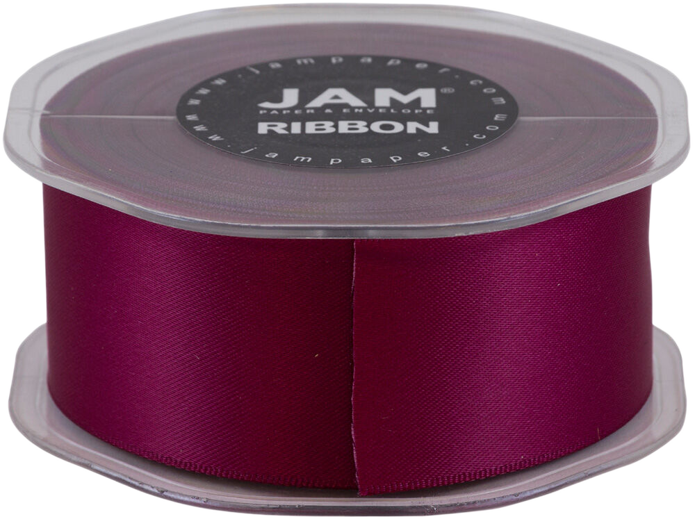 Burgundy Satin 1 1/2 Inch x 25 Yards Ribbon