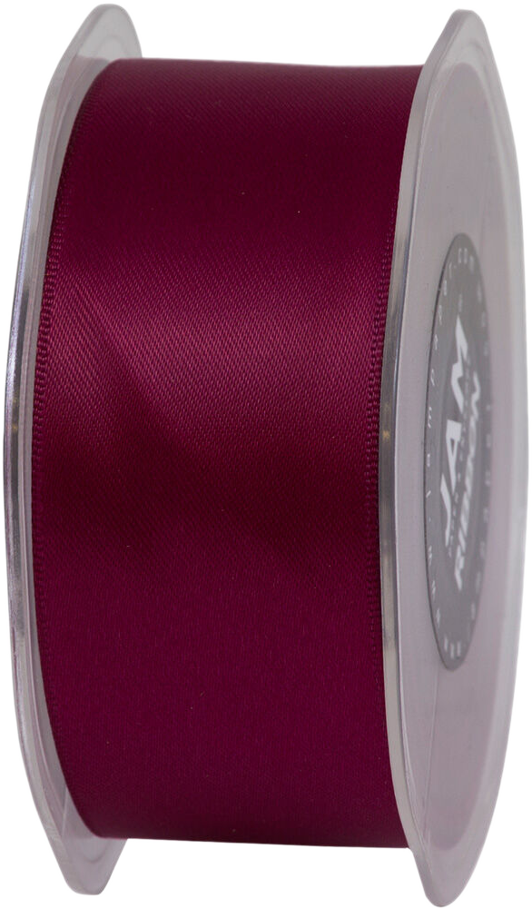 Burgundy Satin 1 1/2 Inch x 25 Yards Ribbon