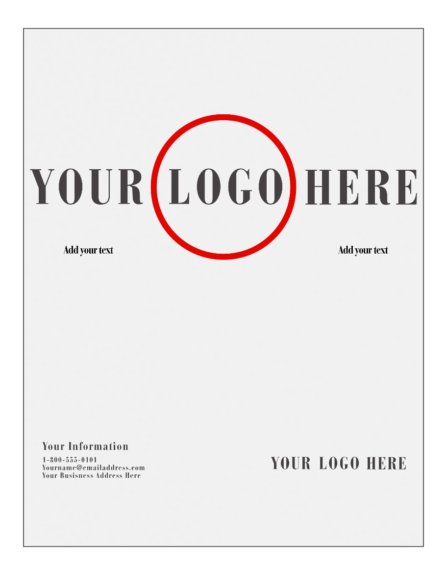 Ultimate White 24lb Strathmore 8 1/2 x 11 Letterhead Premium Paper