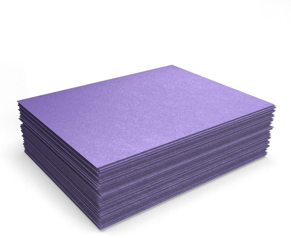 Amethyst Purple Metallic 105lb 8 1/2 x 11 Cardstock