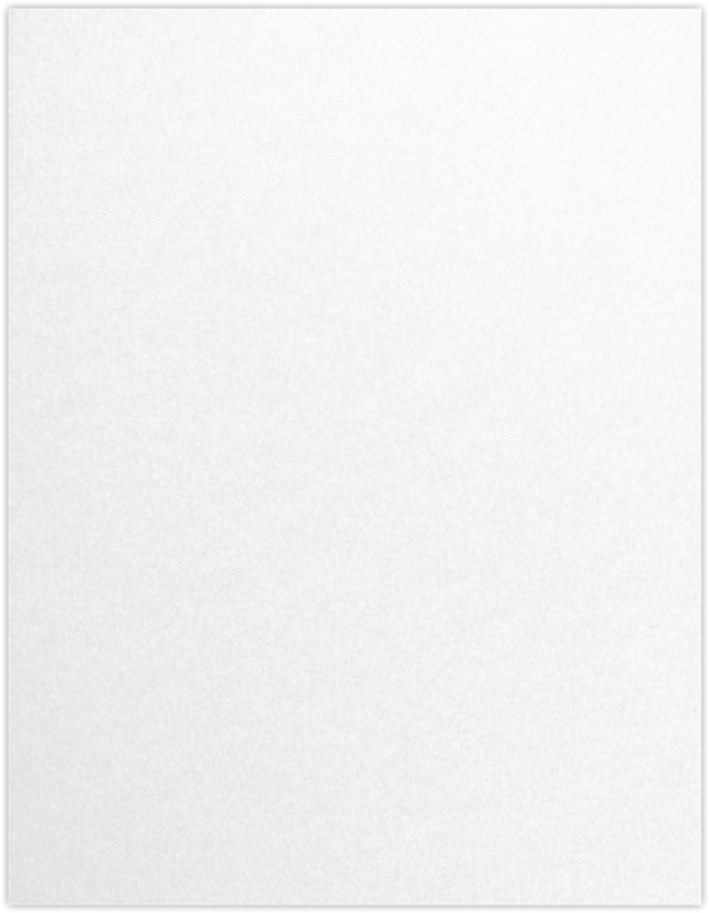 Crystal White Metallic 105lb 8 1/2 x 11 Cardstock