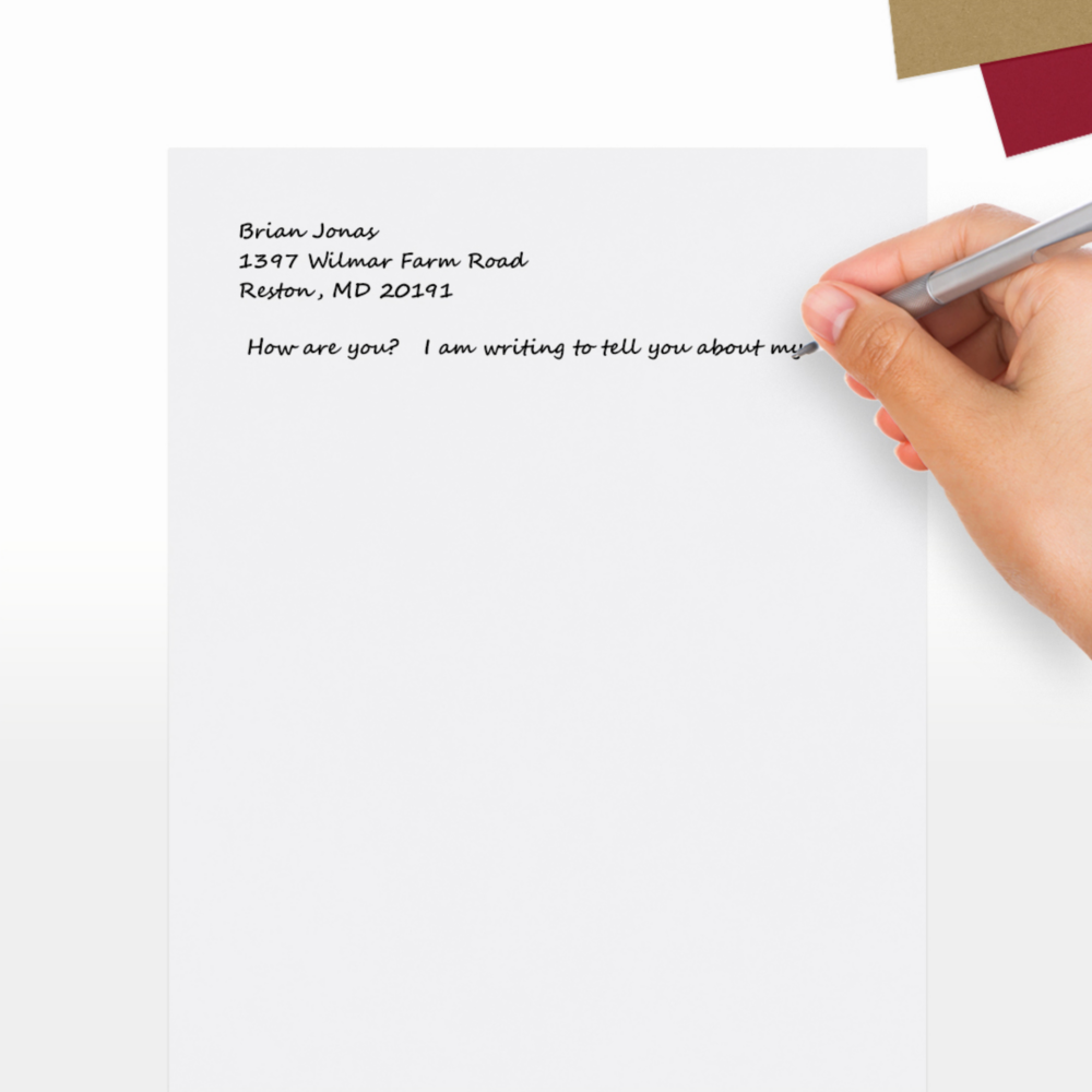 White Recycled 80lb 8 1/2 x 11 Cardstock