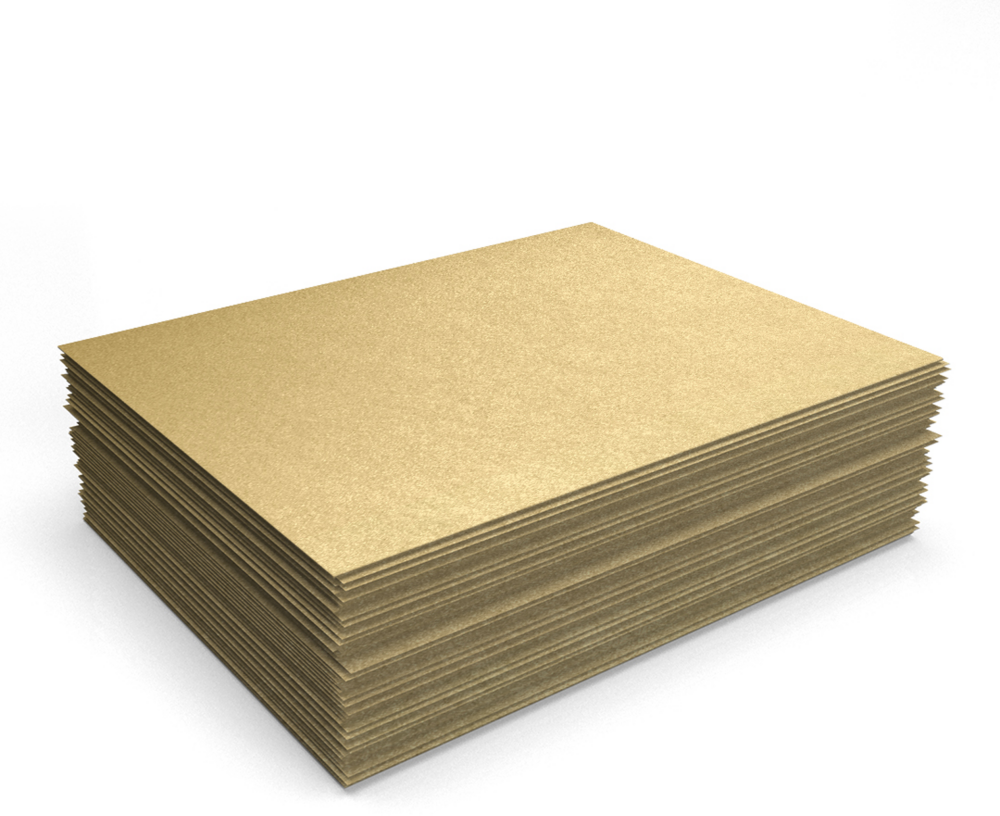 Light Gold Blonde Metallic 105lb 8 1/2 x 11 Cardstock