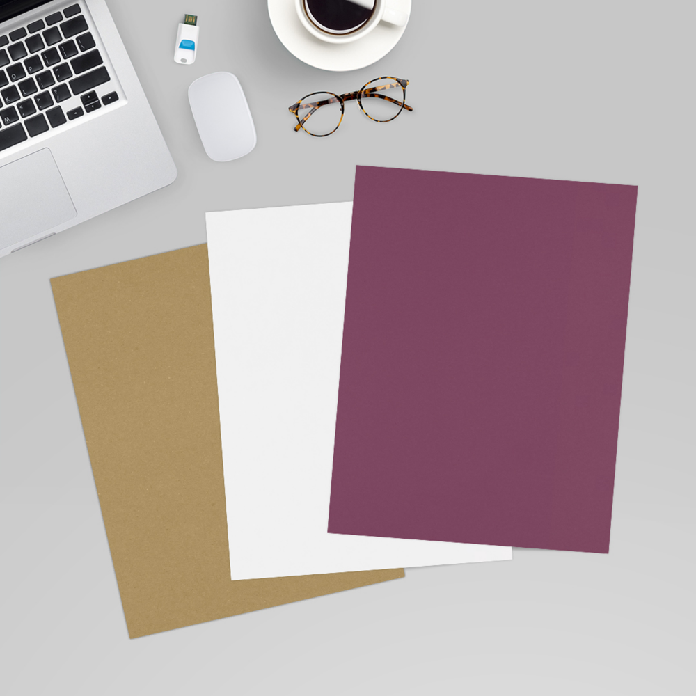 Vintage Plum Purple 32lb 8 1/2 x 11 Paper