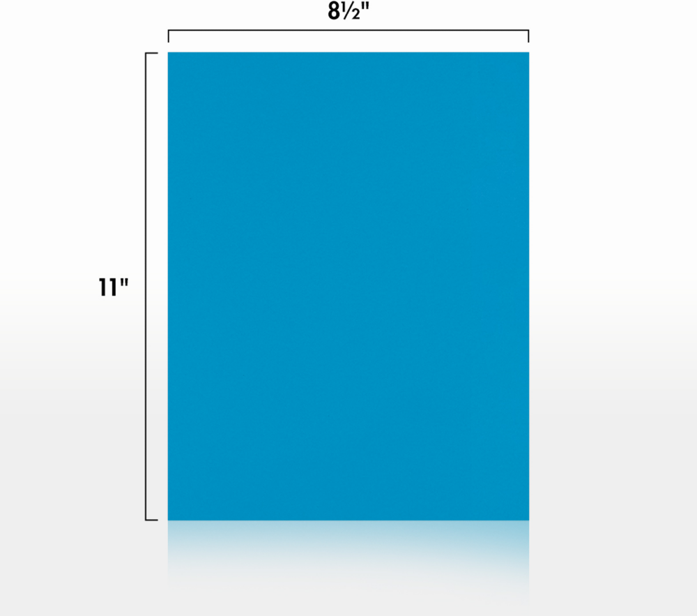 Pool Blue 32lb 8 1/2 x 11 Paper