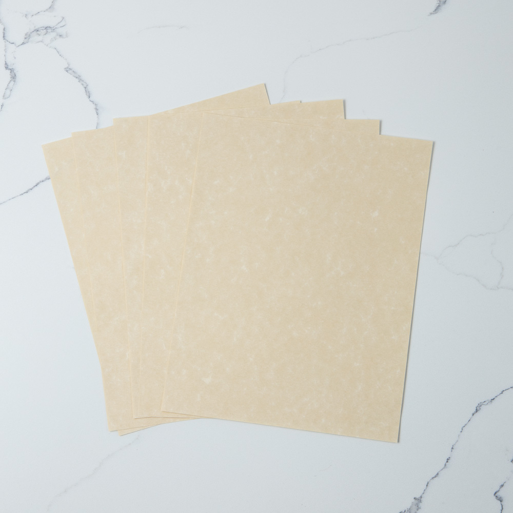 Cream Parchment 24lb 8 1/2 x 11 Paper