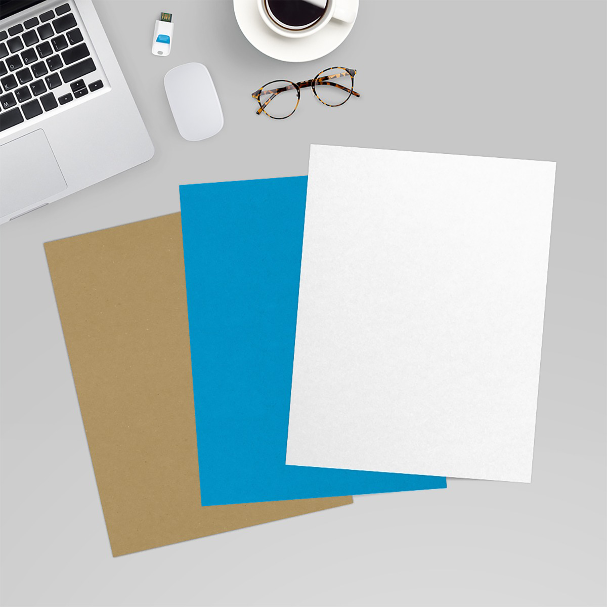 Crystal White Metallic 32lb 8 1/2 x 11 Paper