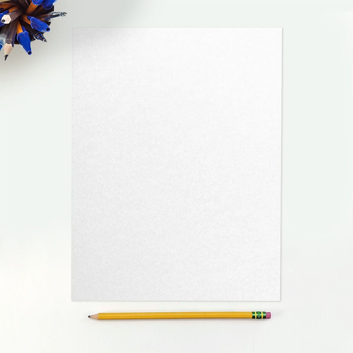 Crystal White Metallic 32lb 8 1/2 x 11 Paper
