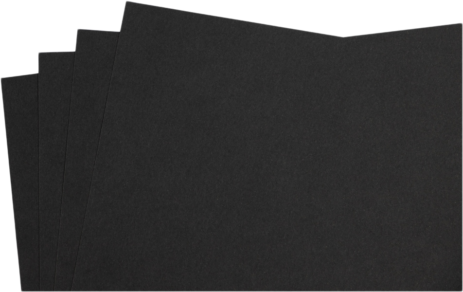 Smooth Midnight Black 28lb 8 1/2 x 11 Paper