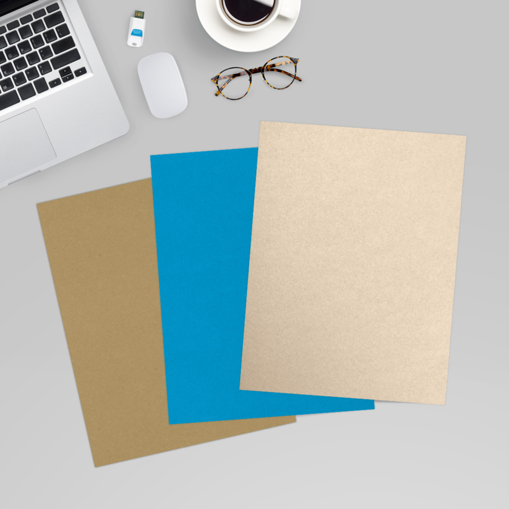 Light Brown Taupe Metallic 32lb 8 1/2 x 11 Paper
