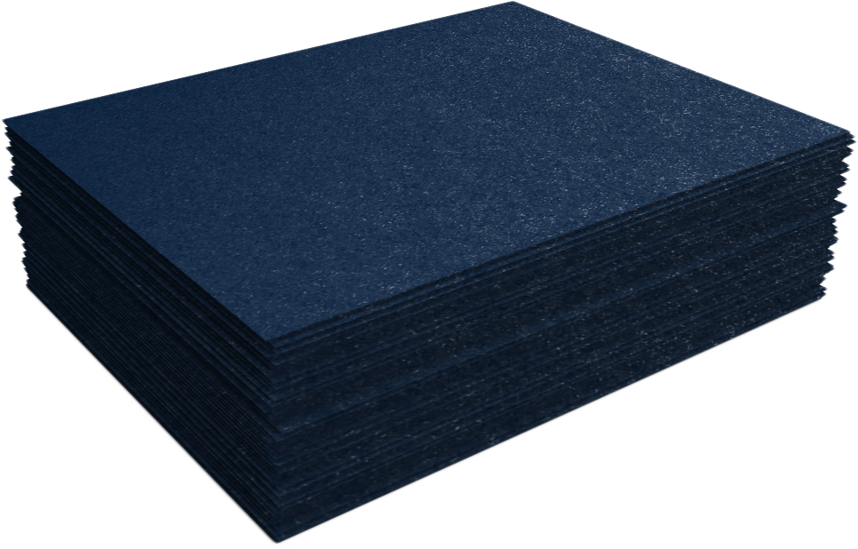 Lapis Navy Blue Metallic 32lb 8 1/2 x 11 Paper
