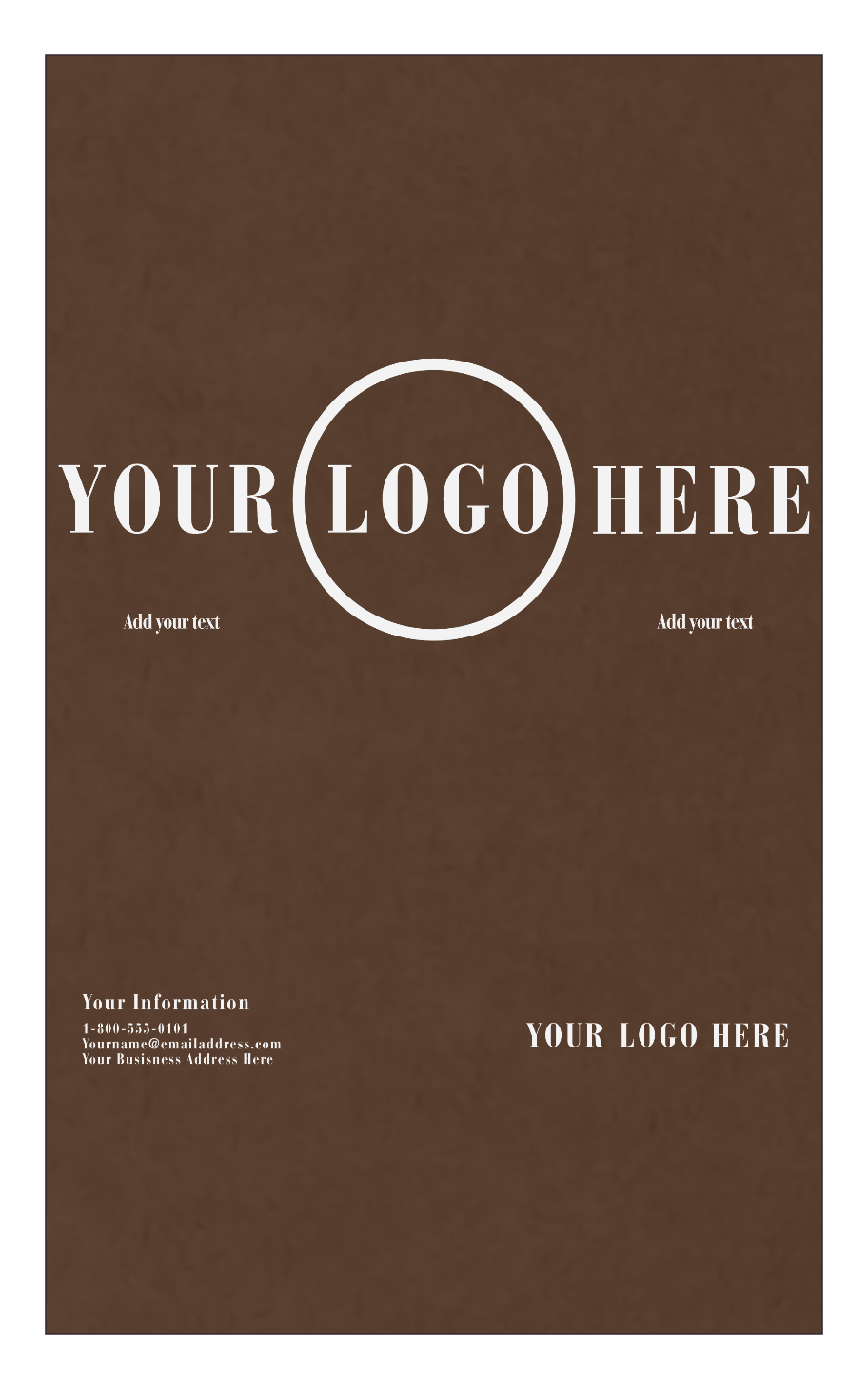 Chocolate Brown 100lb 8 1/2 x 14 Cardstock