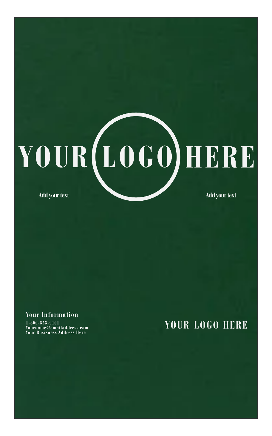 Dark Green Linen 100lb 8 1/2 x 14 Cardstock