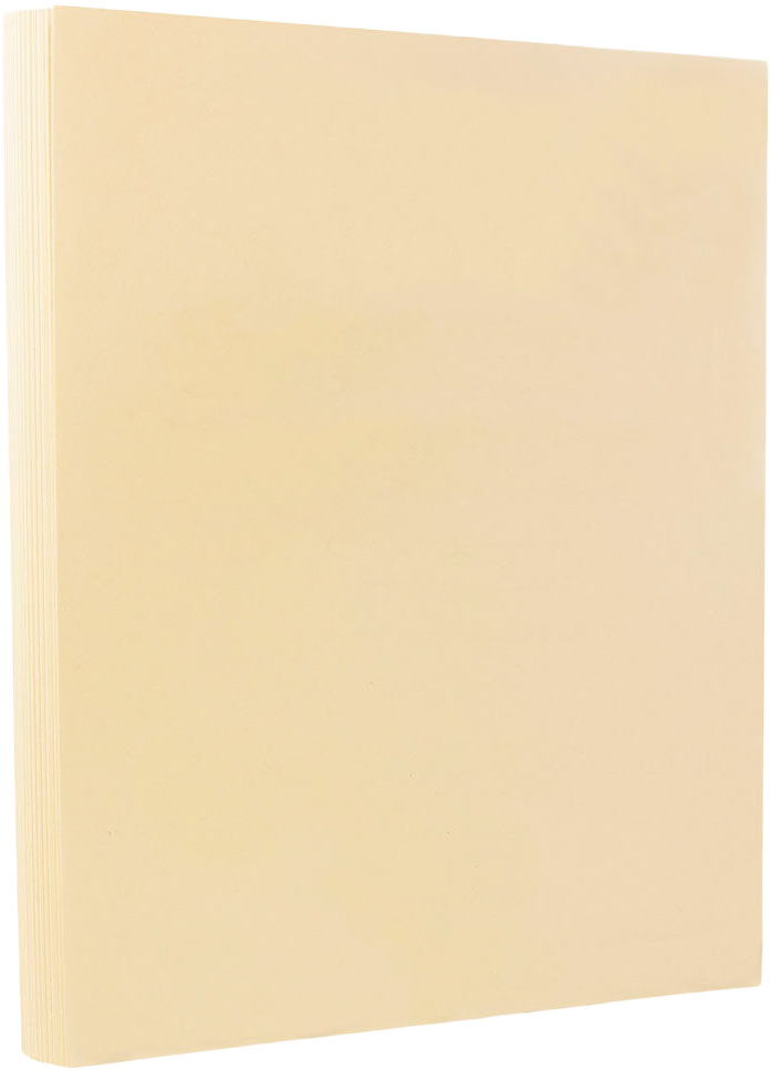 Cream 65lb 8 1/2 x 11 Cardstock