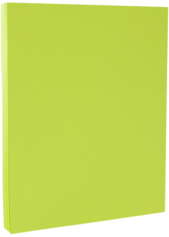 Wasabi Lime Green 65lb 8 1/2 x 11 Cardstock