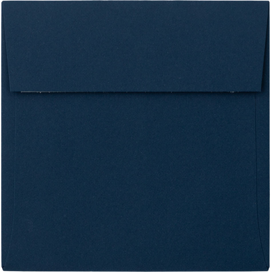 Navy Blue 32lb 3 1/4 x 3 1/4 Square Envelopes with Peel & Seal