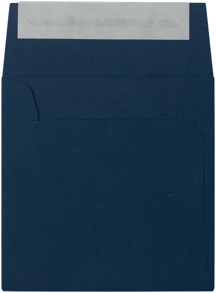 Navy Blue 32lb 3 1/4 x 3 1/4 Square Envelopes with Peel & Seal