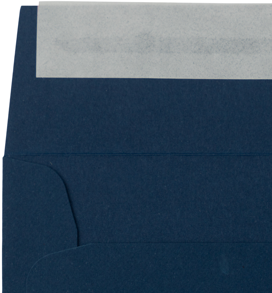 Navy Blue 32lb 3 1/4 x 3 1/4 Square Envelopes with Peel & Seal
