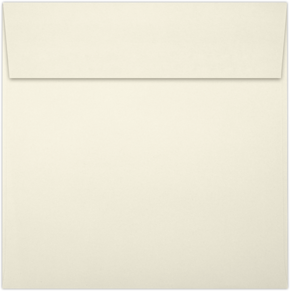 Natural 28lb Cougar 5 x 5 Square Premium Envelopes with Peel & Seal