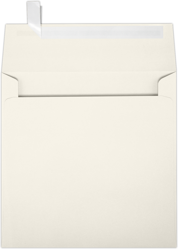Natural Recycled 32lb 5 x 5 Square Envelopes with Peel & Seal