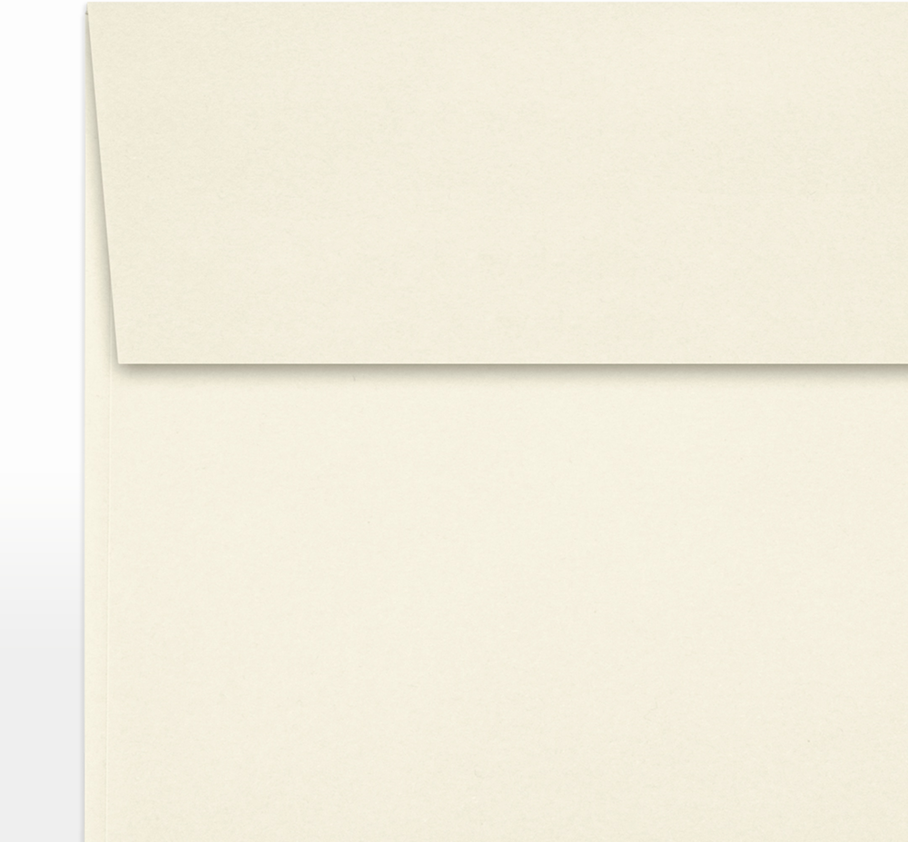 Natural 28lb Cougar 5 1/4 x 5 1/4 Square Premium Envelopes with Peel & Seal
