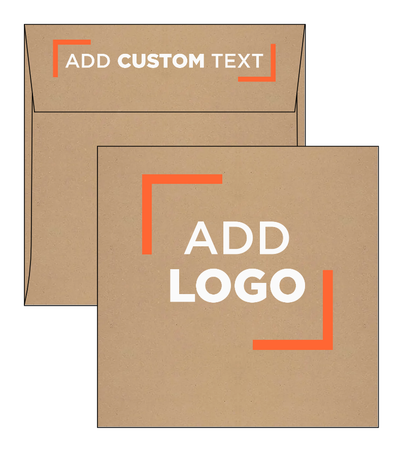 Grocery Bag 28lb 5 3/4 x 5 3/4 Square Envelopes with Peel & Seal