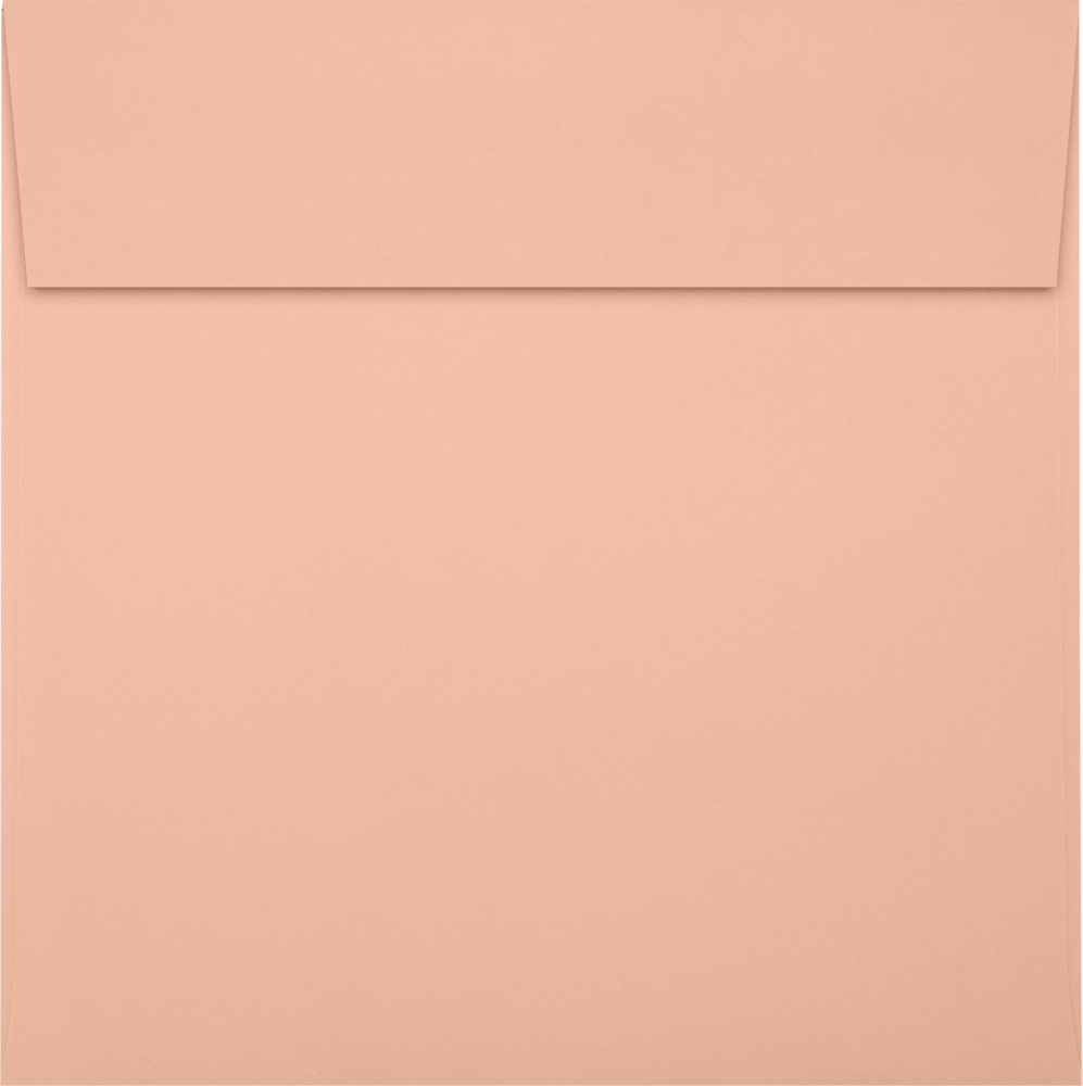 Blush Pink 32lb 6 x 6 Square Envelopes with Peel & Seal