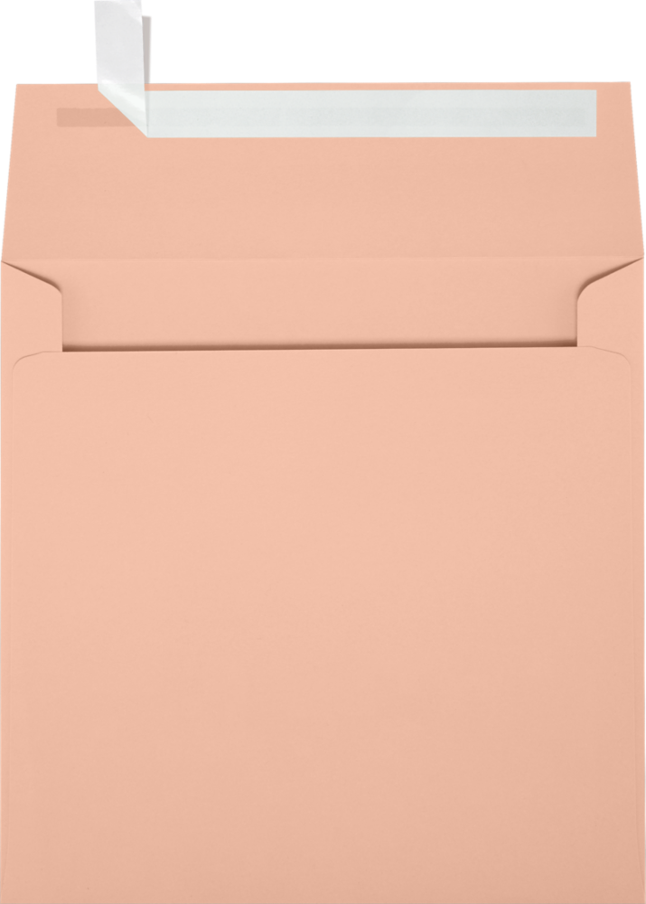 Blush Pink 32lb 6 x 6 Square Envelopes with Peel & Seal