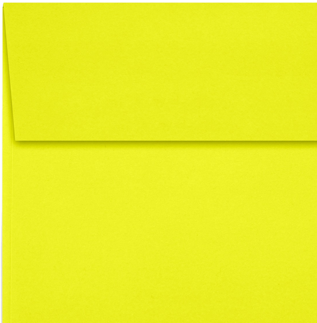 Citrus Yellow 32lb 6 x 6 Square Envelopes with Peel & Seal